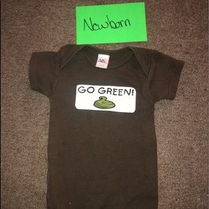 Go green onesie